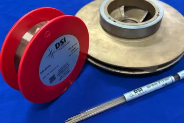 DSI M 100 laser welding wire applied to an industrial component