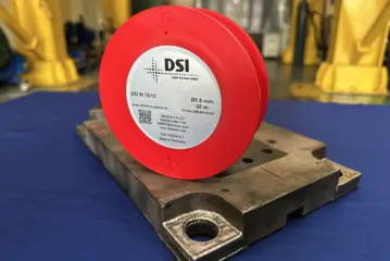 DSI M 70/12 laser welding wire applied to a mold