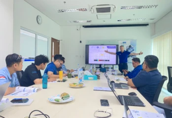 Trainees attending a Laser Safety Training classroom session
