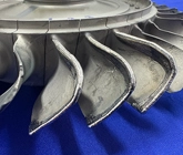 Aircraft turbine fan blades