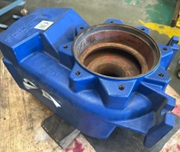Repaired cast iron valve casing