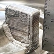 Pulse Laser Welded mold edge measured against a ruler
