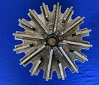 Pulse Laser Welded impeller, front view